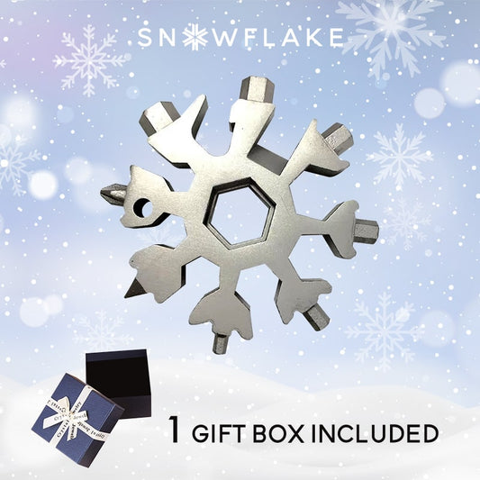 Snowflake - MultiTool 18-in-1 Stainless Steel Portable for Outdoor Adventure❄️